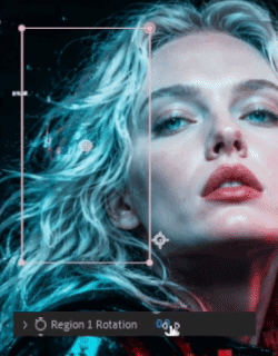 Rotation control demonstration in MaskMotion