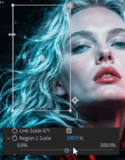 Scale control demonstration in MaskMotion